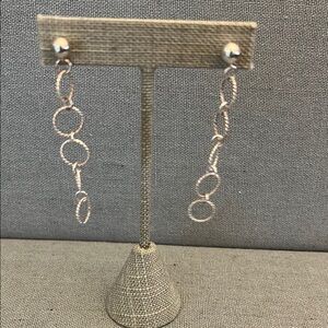 Elegant Sterling Silver Dangle Earrings